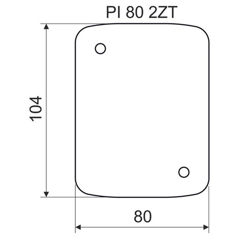 PI 80 2ZT_XX PODLOŽKA IZOLAČNÍ 2
