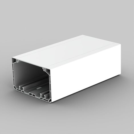 PK 110X65 D_HD KANÁL PARAPETNÍ DUTÝ SUPERBÍLÁ/RAL 9003/KARTON/VÍKO 80 MM 1