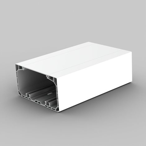 PK 130X65 D_HD KANÁL PARAPETNÍ DUTÝ SUPERBÍLÁ/RAL 9003/KARTON/VÍKO 80 MM 1