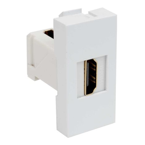 QD 45X22.5-HDMI_HB ZÁSUVKA DAT.S KONC. HDMI BÍLÁ