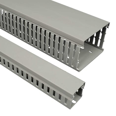 RK 50X75 DIN_LD KANÁL ROZVADĚČOVÝ DIN ŠEDÁ/RAL 7030 1