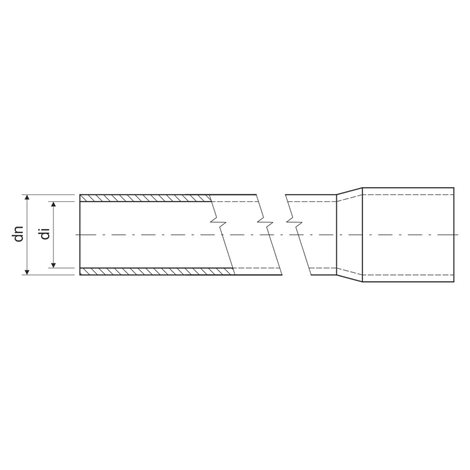 1516E_KA TRUBKA TUHÁ 320 N PVC SVĚTLE ŠEDÁ/RAL 7035 2