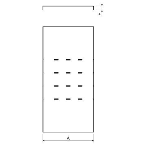 VSO 90X100_F VÍKO OBLOUKU STOUPAJ. 90° PONOREM POZINKOVÁNO 3