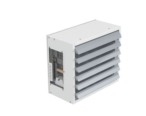 NEVADA III 1E - 9 kW Elektrická vytápěcí jednotka 230V / el. ohřev 400V RAL9010 2