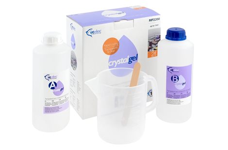 Gel dvousložkový CRYSTALGEL (2 litry - 2x láhev po 1l), čirý, zalévací, bez expirace 1