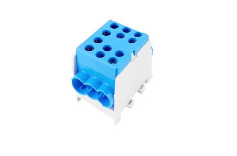 Svorkovnice rozbočovací HLAK 35-1/4 M2 BL, 125A, 1pól., AL/CU, IP20, modrá,na DIN/2080179