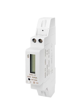 DDS-1Y-18L - Elektroměr, 1f.1s. 5/45A, LCD, neověřený