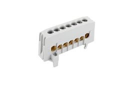 Můstek A 7-F2 (svorkovnice 7x16mm2), krytý IP20, šedý, 63A, na DIN /2020268