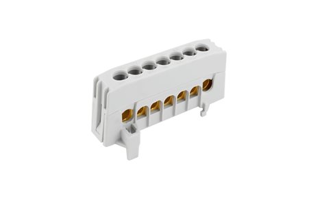 Můstek A 7-F2 (svorkovnice 7x16mm2), krytý IP20, šedý, 63A, na DIN /2020268