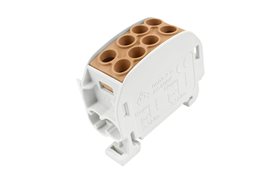 HLAK 35//1 C L B  Svorkovnice rozbočovací 2x35, 2x25mm2 CU hnědá
