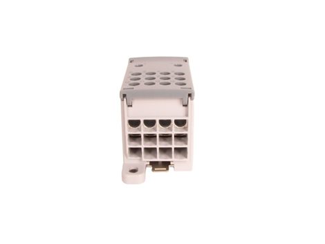 Blok pro rozdělení fází PVB 160-12, 1pól., AL/CU, 160A, 1000V, šedý, na DIN 3