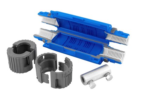 Spojka gelová SHARK 6801A (SHARK SIXEIGHT IP68), se svo., 1x (25-50mm2), Cu/Al, 0,6/1kV 1