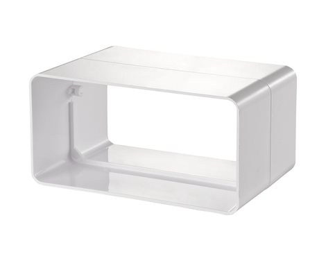 VENTS 818 vzduchovod plastový-Spojka plochá 60x204mm - vnější