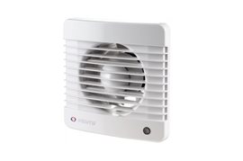 125MTL ventilátor s časovačem, kuličkovými ložisky a větším výkonem, 232 m³/hod.