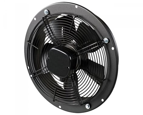OVK2E 250 - axiální, kruhový (průměr 320mm), průmyslový, černý, průměr 260mm