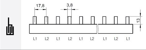 S-2L-210/10 Lišty fázové ostatní  2
