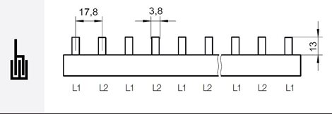 S-2L-1000/10 Lišty fázové ostatní  2