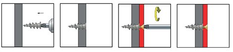 Hmoždinka do sádrokartonu TURBO-AL 10x35, kovová 2