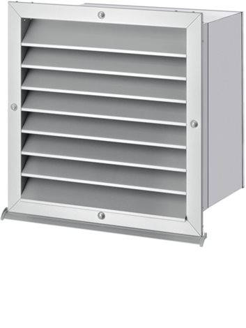 AWG 315 SR - vzduch.průchodka stěnou DN 315, komplet, stříbrný lak