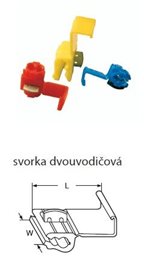 ZS 4/4 Svorka zářezová odbočná PVC