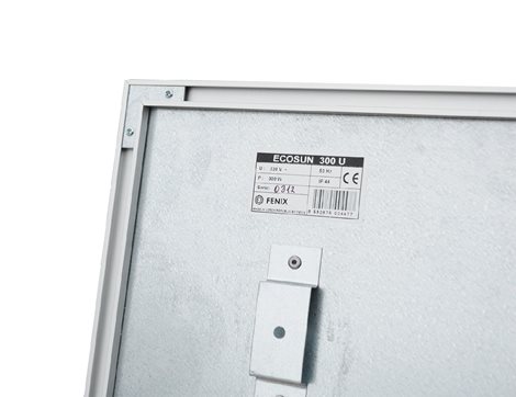 Alu rám ECOSUN 300 U Pohledový hliníkový rám pro panel ECOSUN 300 U 3