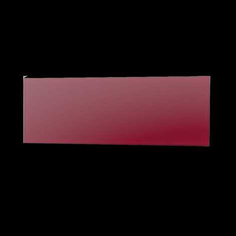 ECOSUN 500 GS Wine Red Vínově červený, skleněný bezrámový panel na stěnu i strop, 500 W 1