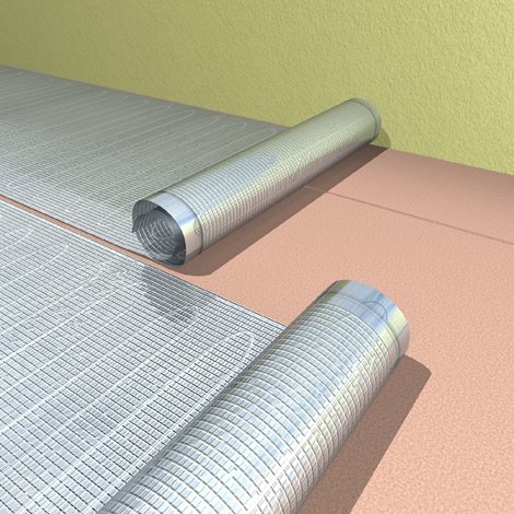 AL MAT 80/12 Topná rohož v hliníkové folií, 960 W - 12,0 m2 3