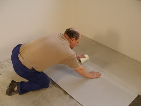 F-BOARD 6 (balení 4,32 m²) Izolace pro topné systémy Ecofloor pod dlažbou - tl. 6 mm 7