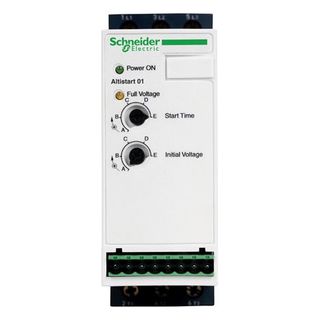 ATS01N112FT Softstartér s řízením v 1 fázi, 12A, 210 až 480V