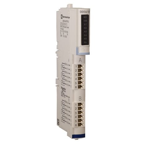 STBDDI3610K Kit - 6 vstupů 24VDC, 2 dr.přip., ochrana proti zkratu