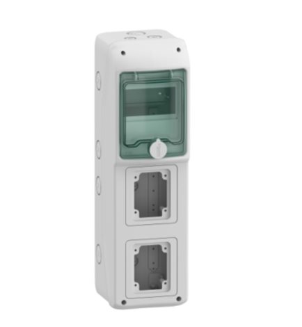 13178 Mureva rozvodnice IP65 for IEC sock 5Mx2
