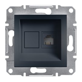 EPH4300171 Zásuvka datová RJ45, kat.5e UTP, antracit