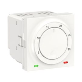 NU350118 Unica - Termostat prostorový otočný 2M, Bílý