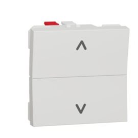 NU320718 Unica - Žaluziový tlačítkový ovládač 6A, 2M, Bílý