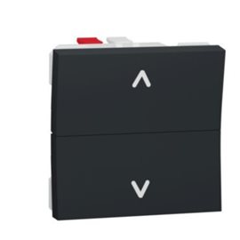 NU320754 Unica - Žaluziový tlačítkový ovládač 6A, 2M, Antracit