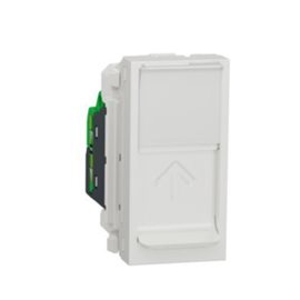 NU341018 Unica - Zásuvka datová 1xRJ45 Kat.5e UTP, 1M, Bílá
