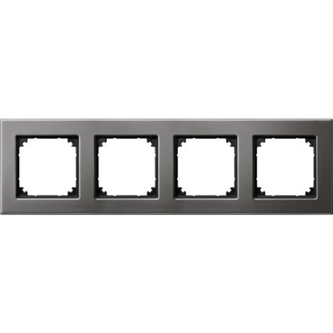 475414 Rámeček M-Elegance 4násobný Rhodium Grey