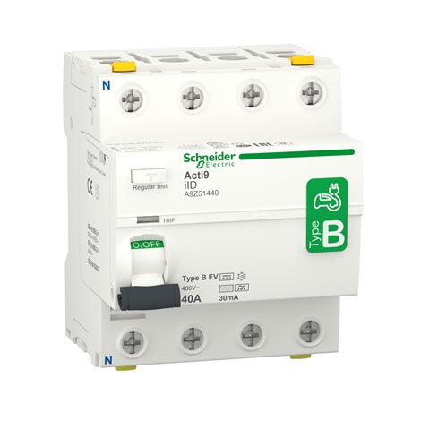 A9Z51440 Proudový chránič iID 4P 40A 30mA typ B-EV 400V