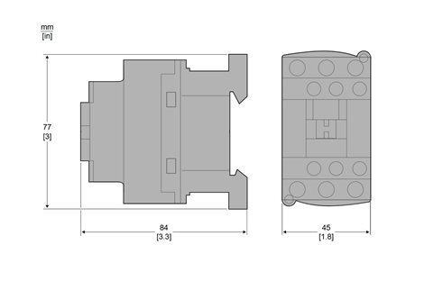 DPE12P7 Stykač 5,5kW 3P cívka 230V AC 50/60Hz 1NO 2