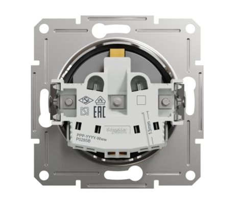 EPH2900271 Asfora - Zásuvka SCHUKO 250V 16A, clonky, antracit 3
