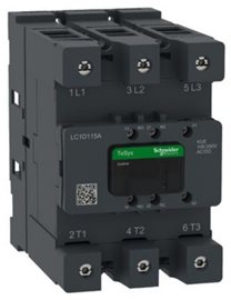 LC1D115AKUE Stykač 115A, 100-250V AC/DC, Everlink