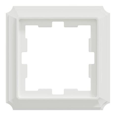 MEG4010-4735 Rámeček, Merten D-Antique, jednonásobný, Lotus White