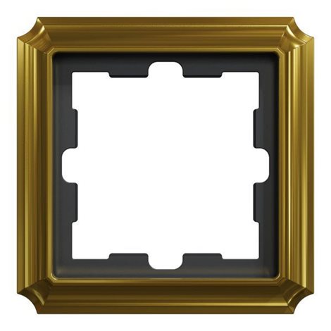 MEG4010-4741 Rámeček, Merten D-Antique, jednonásobný, kov, 24k Gold