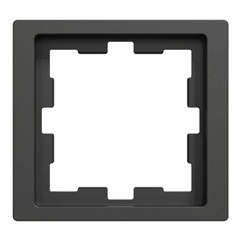 MEG4010-6534 Rámeček, Merten D-Life, jednonásobný, Antracit