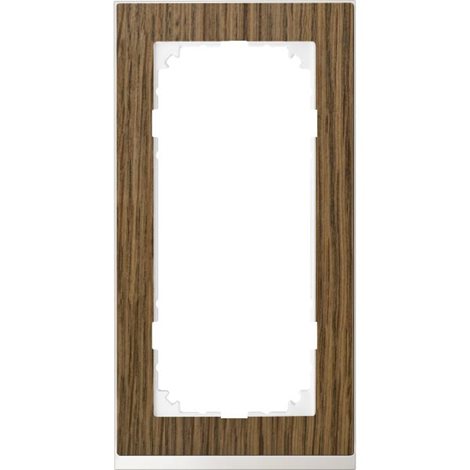MEG4025-3674 Rámeček, Merten M-Pure Decor, dvojnásobný bez středového můstku, Oak/Active