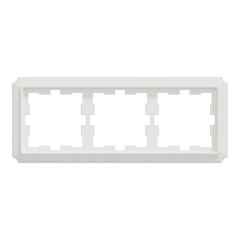MEG4030-4735 Rámeček, Merten D-Antique, trojnásobný, Lotus White