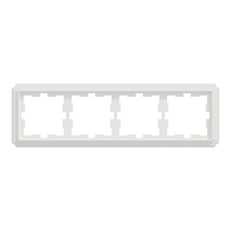 MEG4040-4735 Rámeček, Merten D-Antique, čtyřnásobný, Lotus White