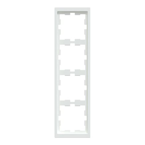 MEG4040-6535 Rámeček, Merten D-Life, čtyřnásobný, Lotus White