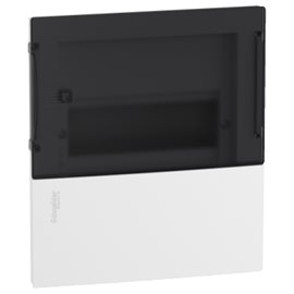 MIP22108S Rozvaděč Mini Pragma 8M, kouřové průhledné dveře, zapuštěná mont.
