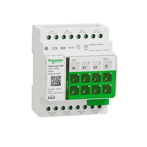 MTN6705-0008 Akční člen KNX Spacelogic Master spínací/žaluzie 8kanalů 16A